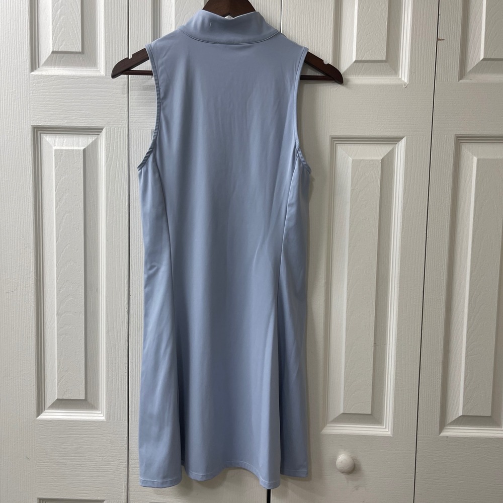 Halara Athletic Dress Medium Blue Sleeveless Golf Tennis Preppy Sporty Active - Picture 2 of 6